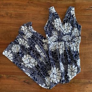 A Pea In The Pod Printed Maternity Maxi Dress